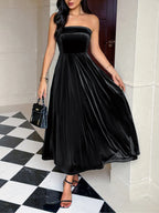 Ruched Midi Dress - The Nicole - Tayan Dress Co.
