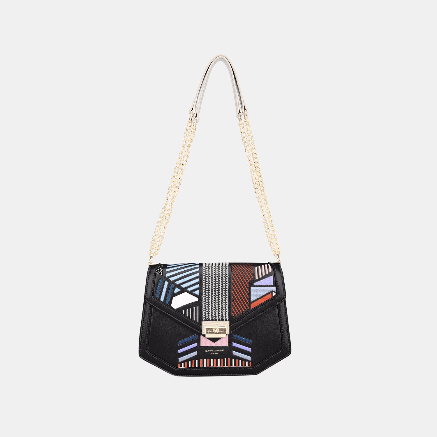 Geometric Print Crossbody Bag by David Jones - TNT Dress Co.