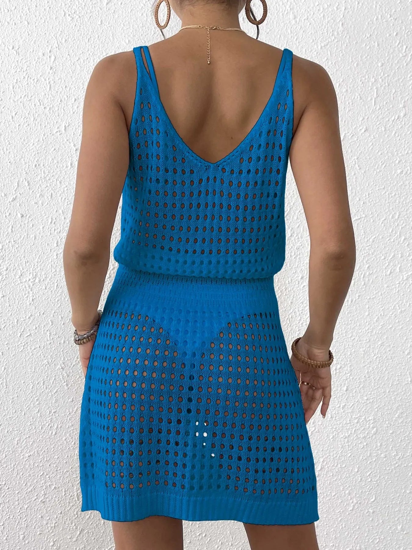 Crochet Knit Cover Up Dress - The Nicole - Tayan Dress Co.