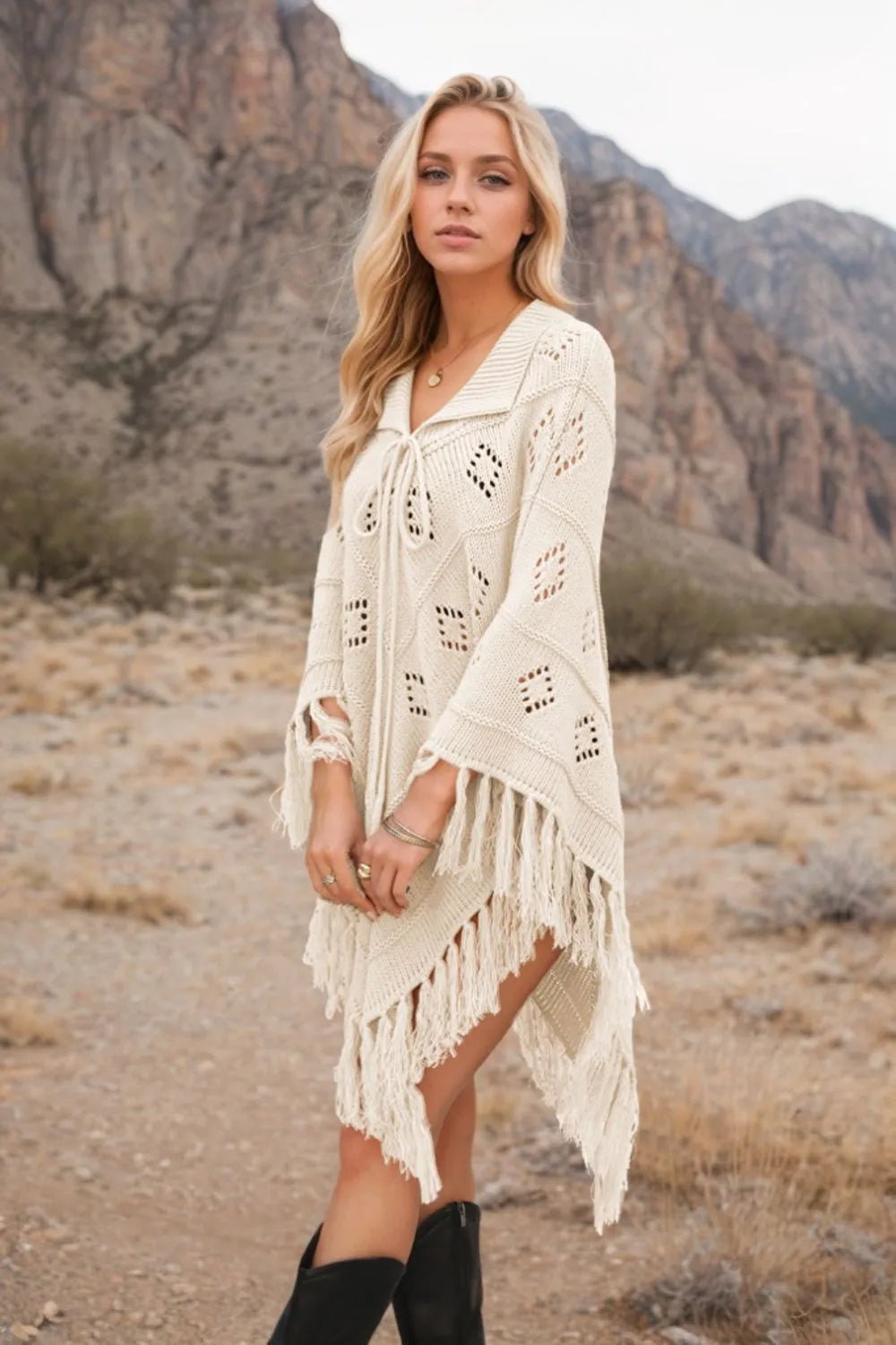 Tassel Hem Cover Up - The Nicole - Tayan Dress Co.
