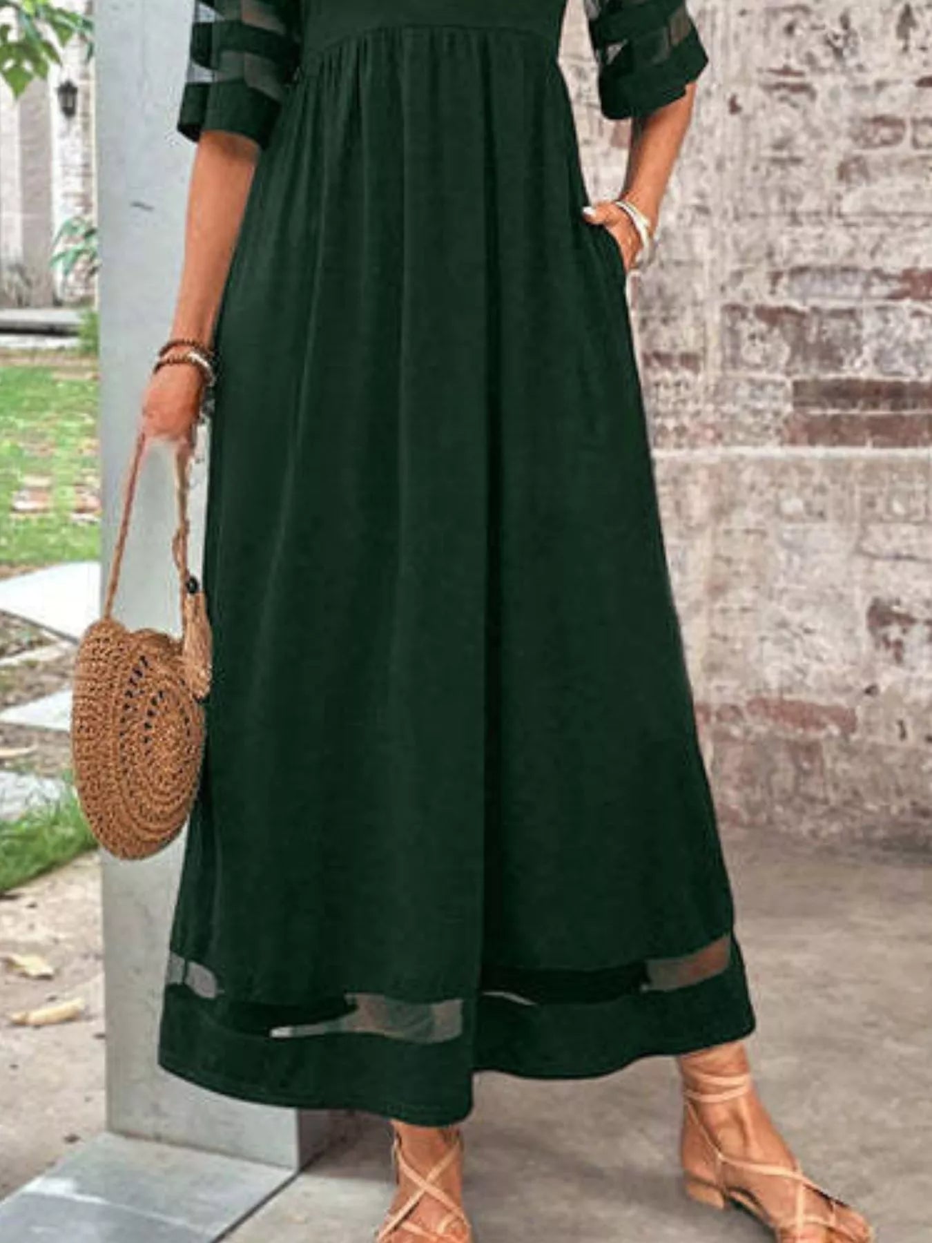 Half Sleeve Dress - The Nicole - Tayan Dress Co.