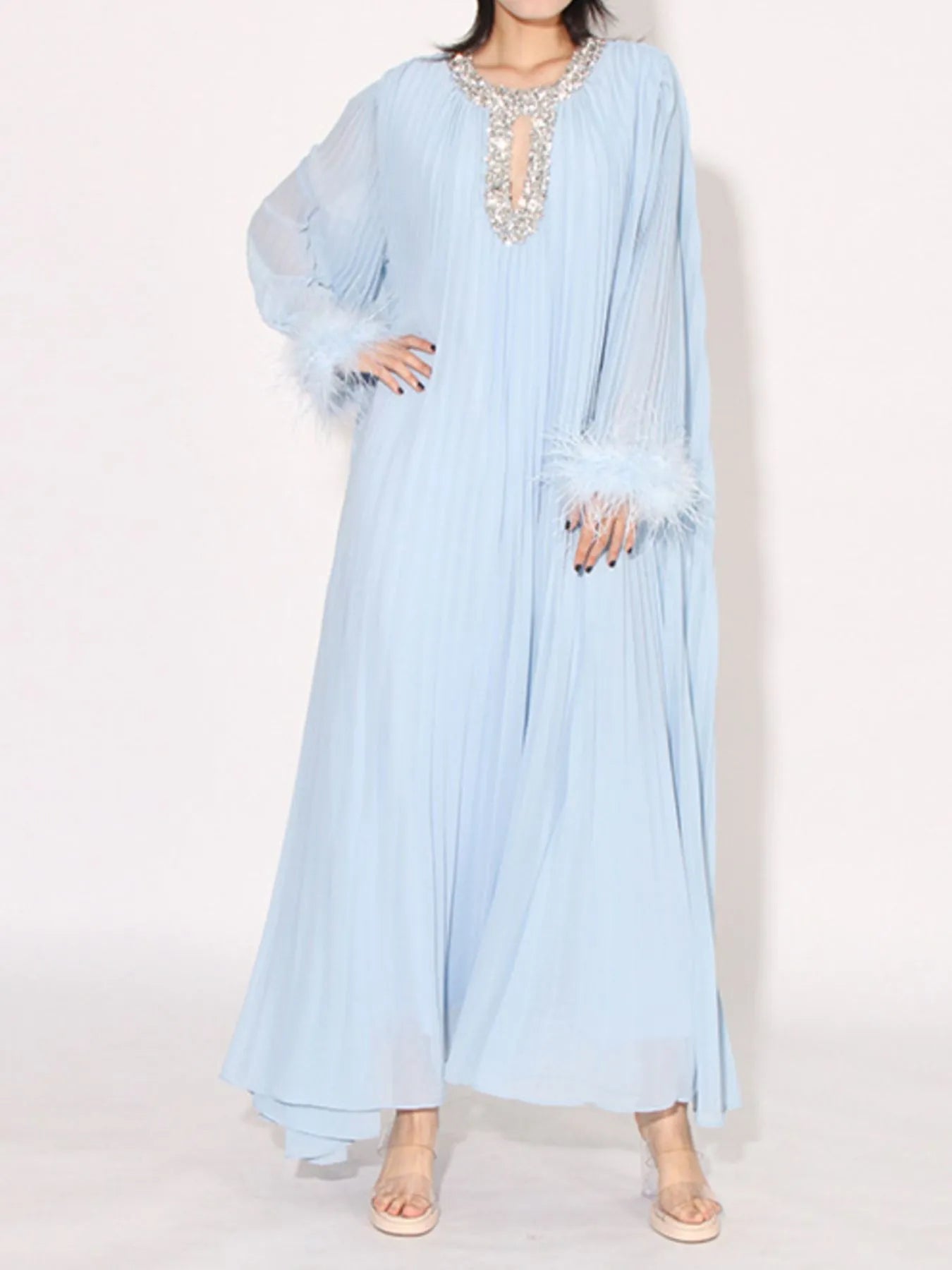 Long Sleeve Maxi Dress - The Nicole - Tayan Dress Co.