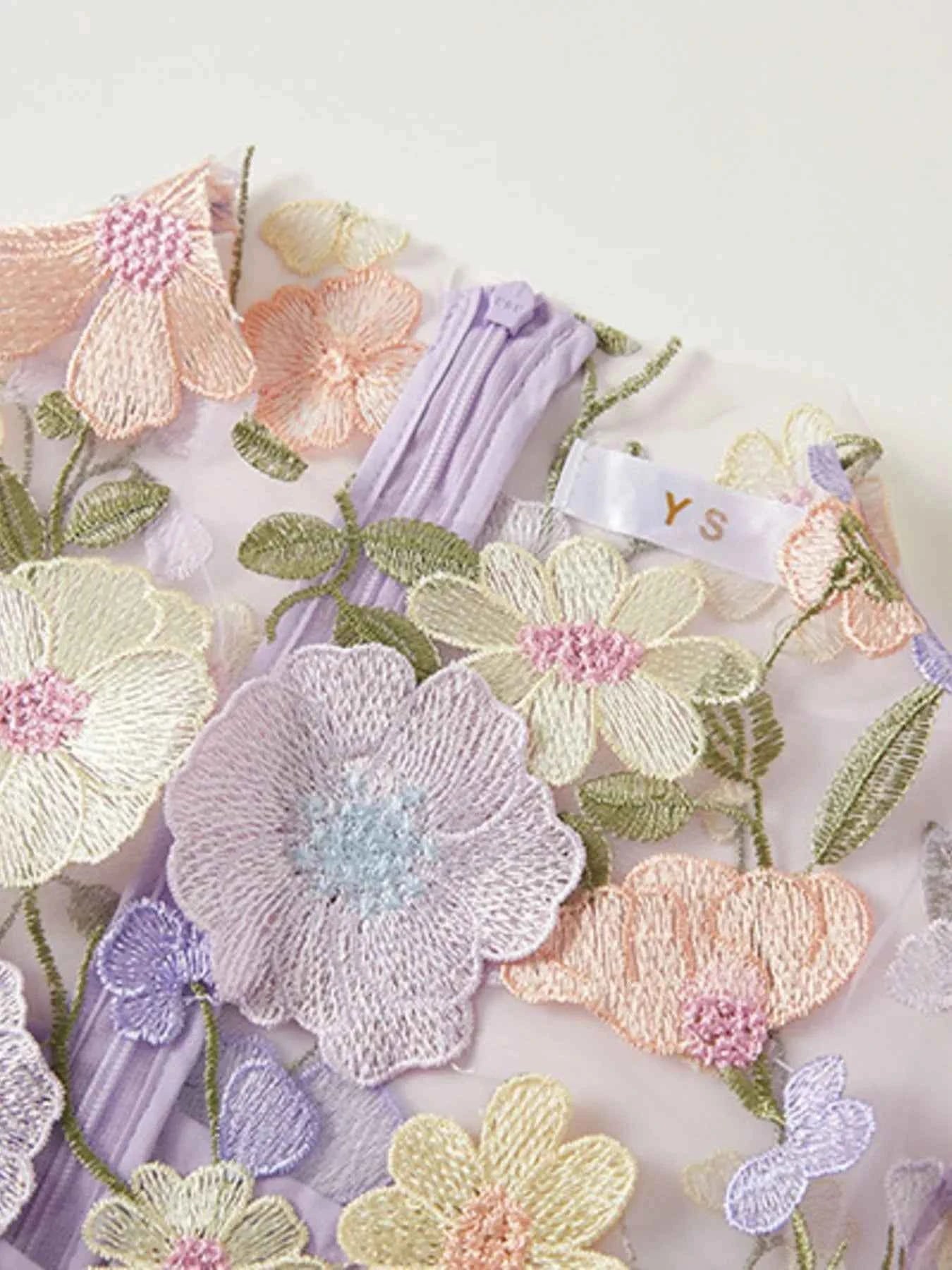 Floral Embroidered Dress