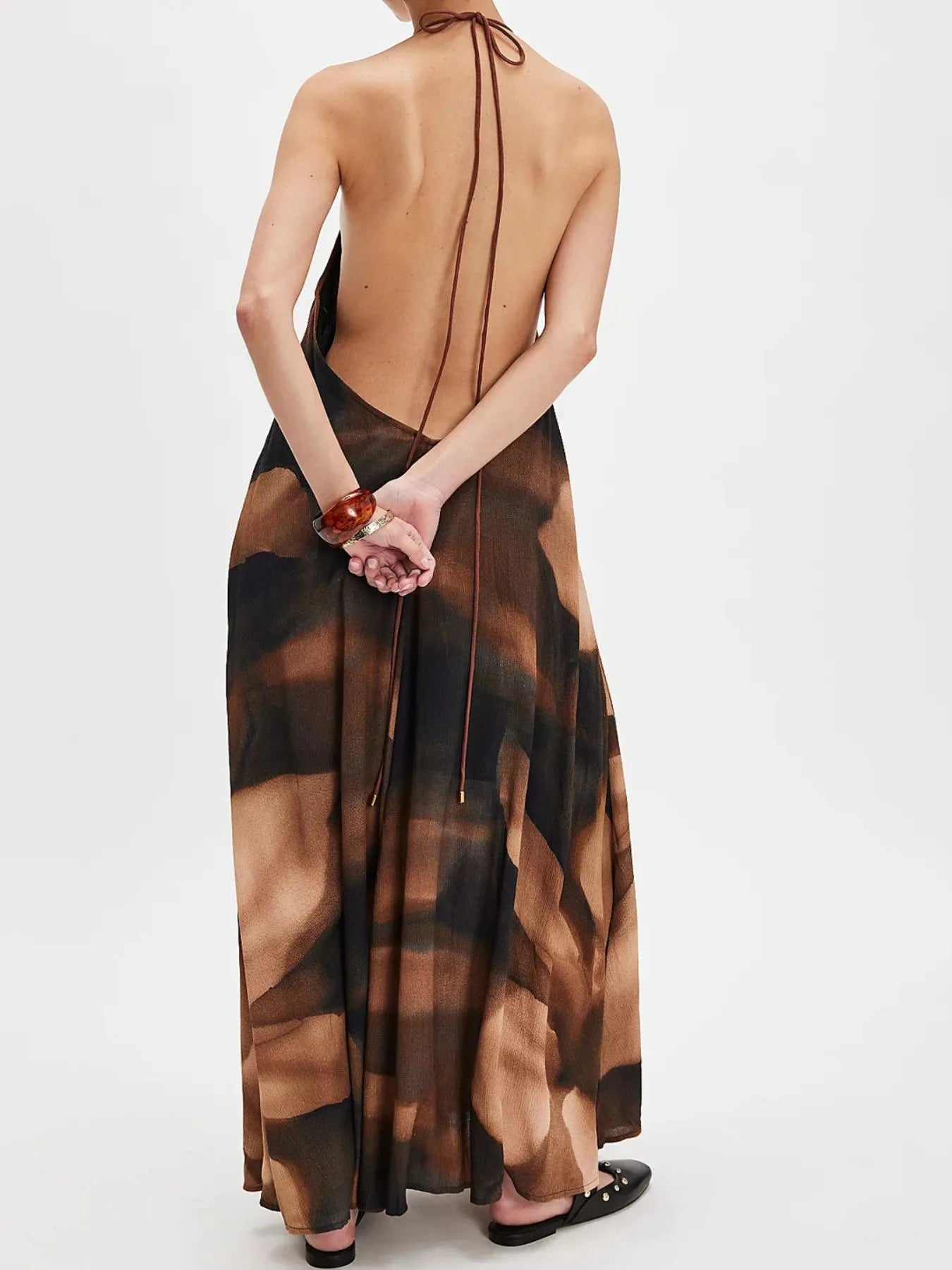 Halter Neck Maxi Dress - The Nicole - Tayan Dress Co.