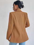 Shawl Collar Long Sleeve Blazer - TNT Dress Co.