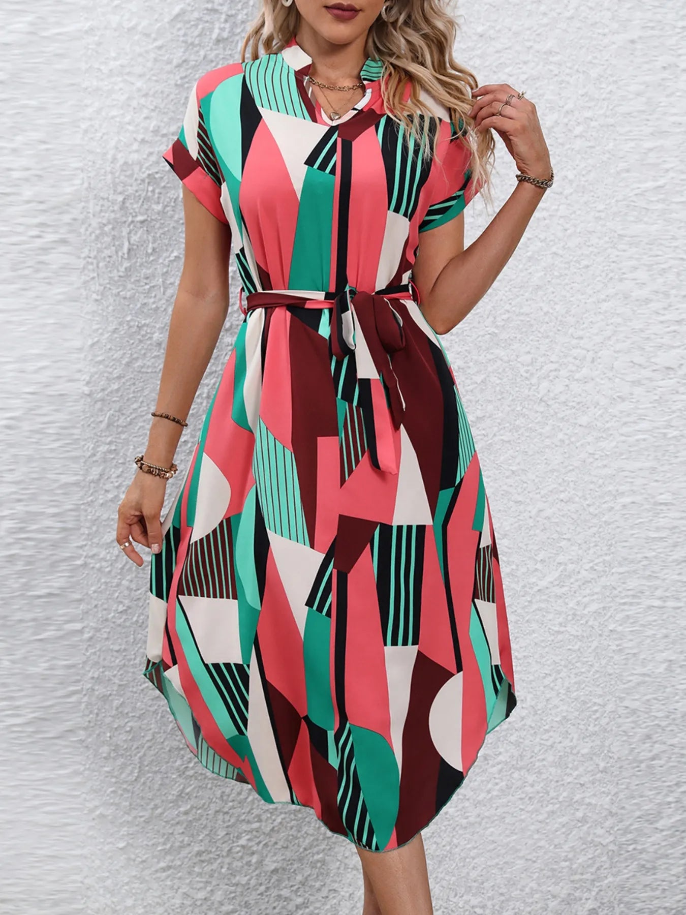 Short Sleeve Dress - The Nicole - Tayan Dress Co.