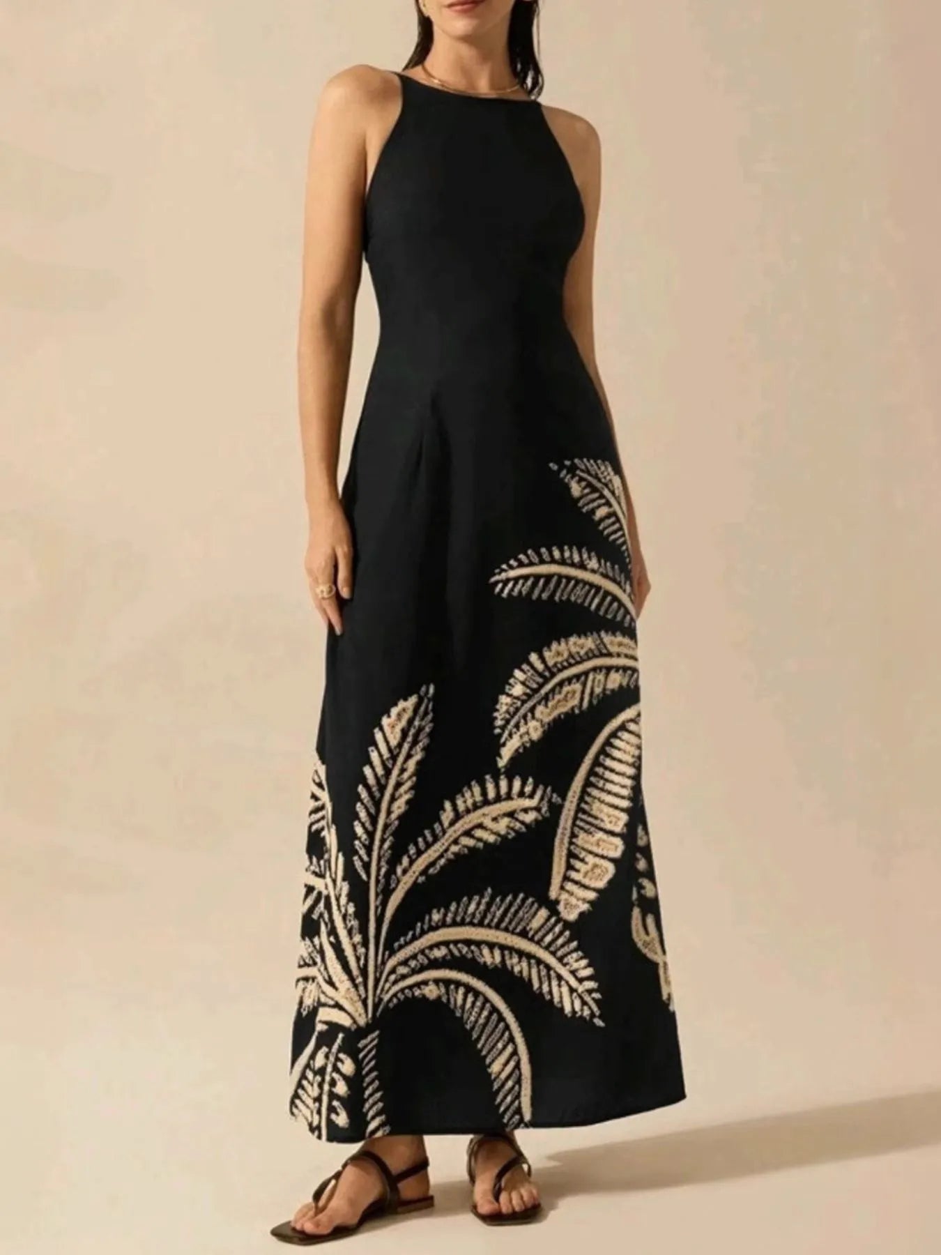 Sleeveless Maxi Dress - The Nicole - Tayan Dress Co.