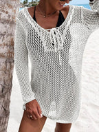 Long Sleeve Knit Cover Up - The Nicole - Tayan Dress Co.