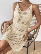 Crochet Knit Cover Up Dress - The Nicole - Tayan Dress Co.
