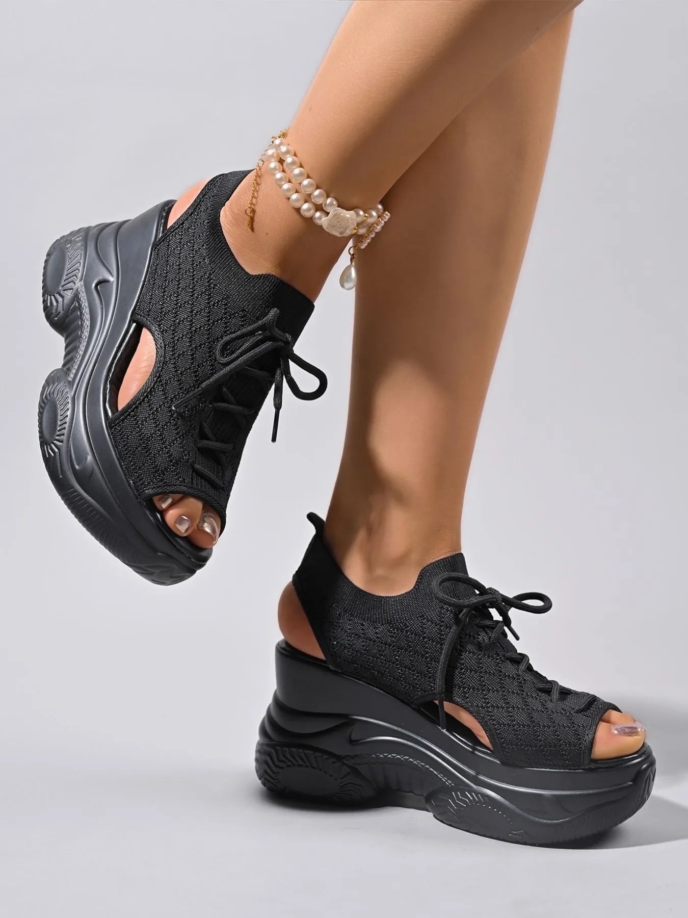 Platform Wedge Sandals - The Nicole - Tayan Dress Co.