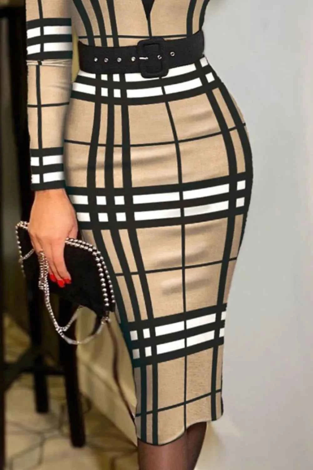 Long Sleeve Wrap Dress