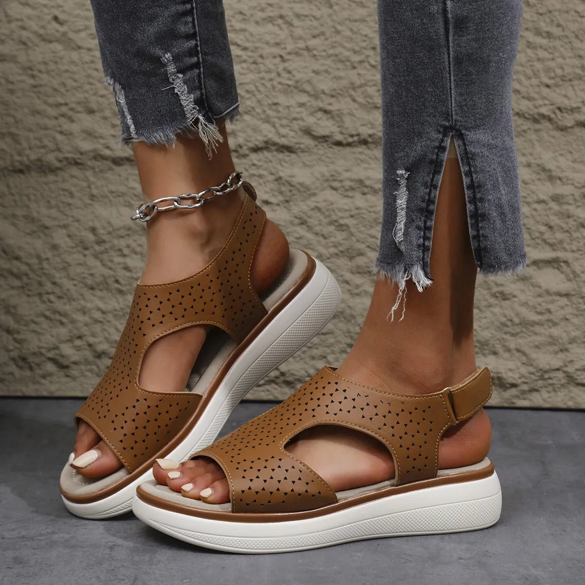 Platform Sandals - The Nicole - Tayan Dress Co.