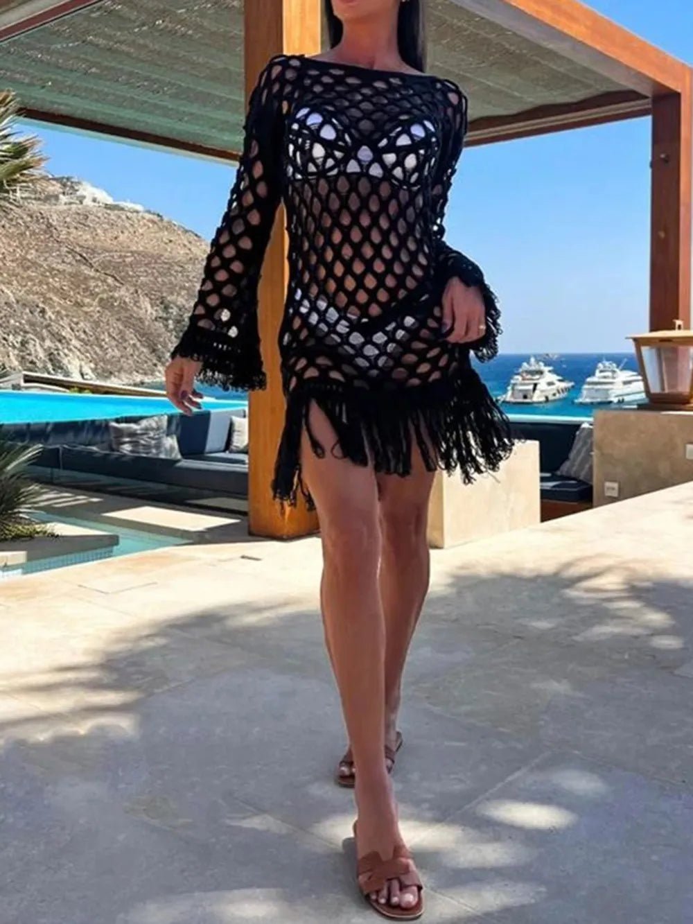 Long Sleeve Cover Up - The Nicole - Tayan Dress Co.