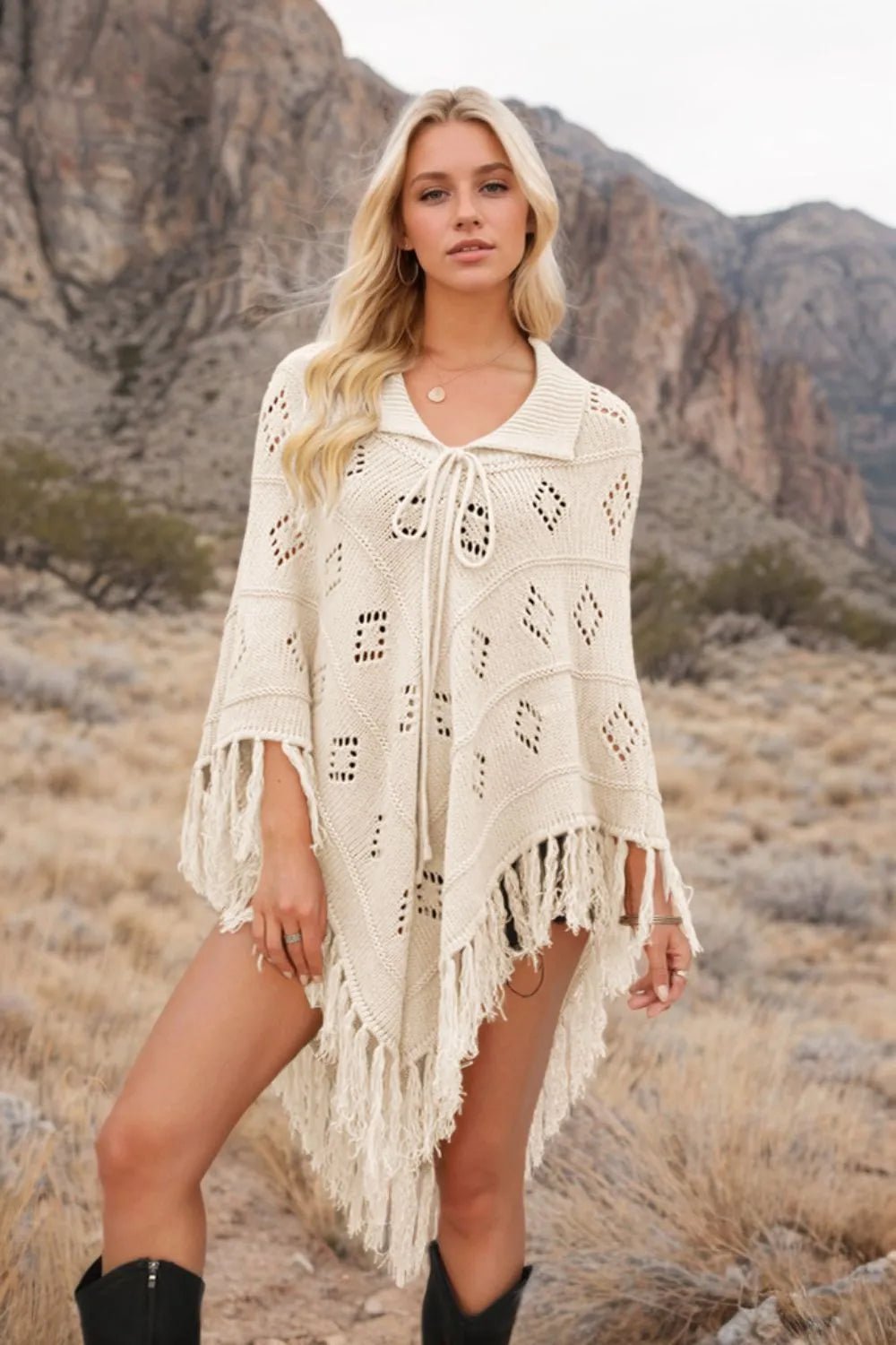 Tassel Hem Cover Up - The Nicole - Tayan Dress Co.
