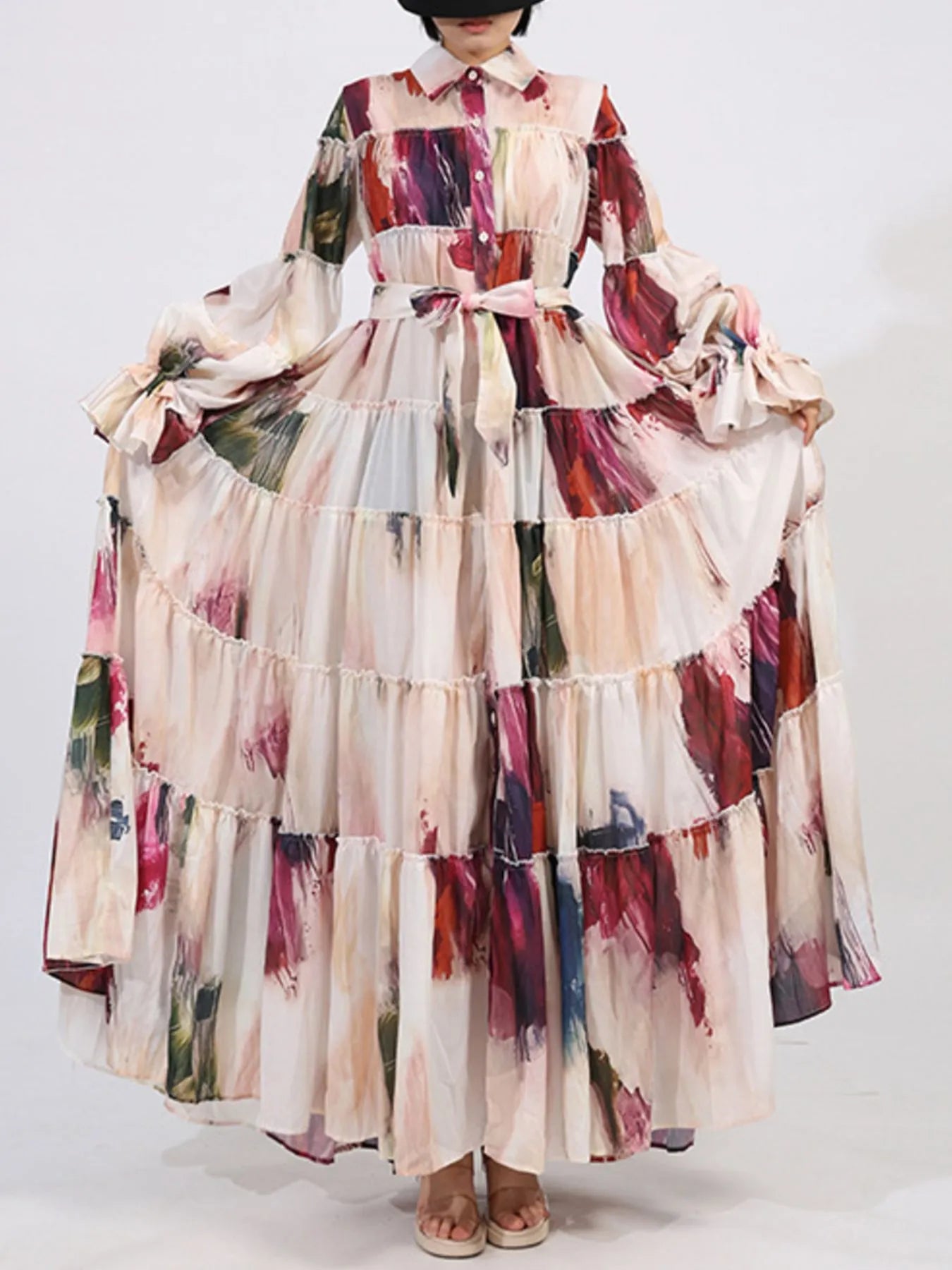 Tie Waist Maxi Dress - The Nicole - Tayan Dress Co.