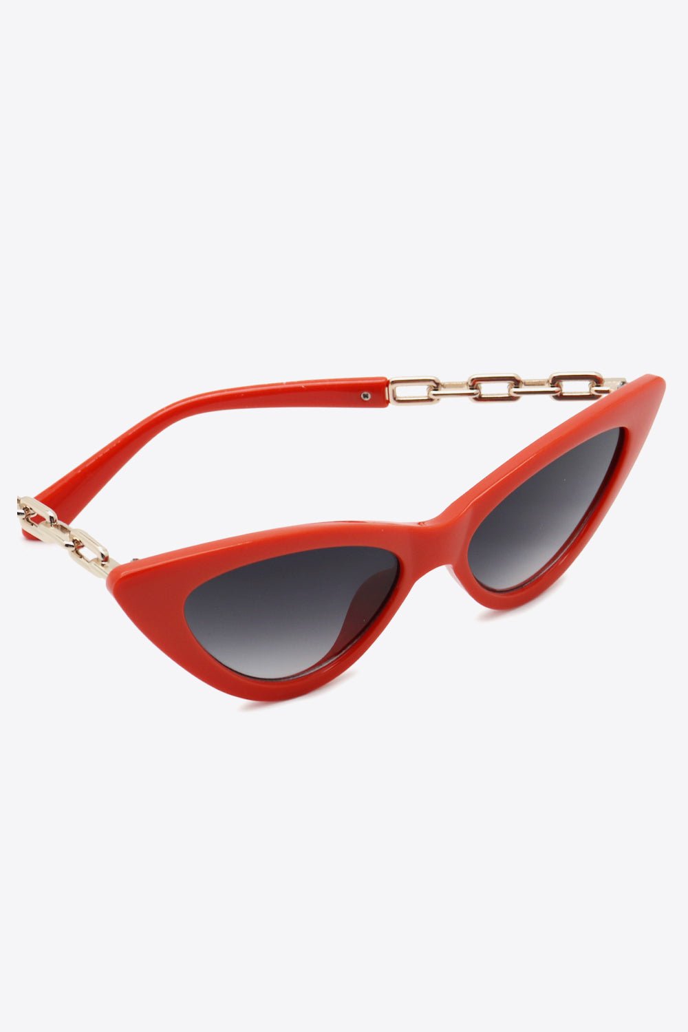 Chain Accent Cat - Eye Sunglasses - TNT Dress Co.