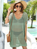 Crochet Knit Cover Up Dress - The Nicole - Tayan Dress Co.