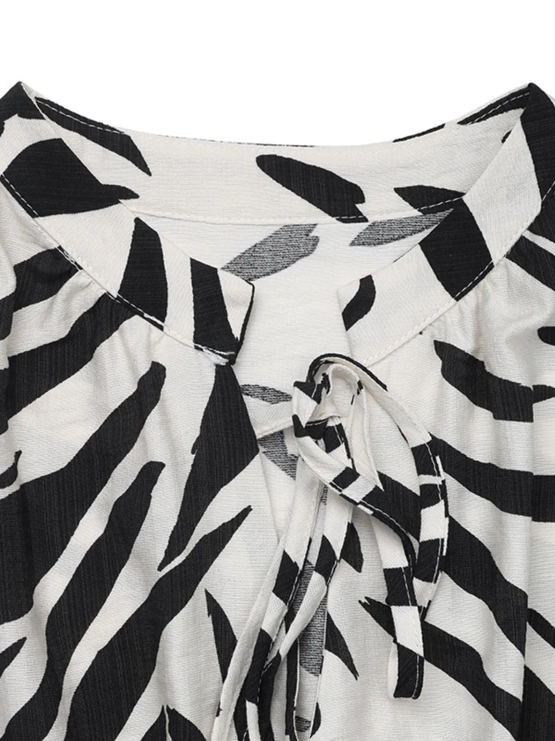 Printed Notched Sleeveless Midi Dress - TNT Dress Co.