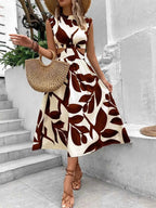 Printed Sleeveless Dress