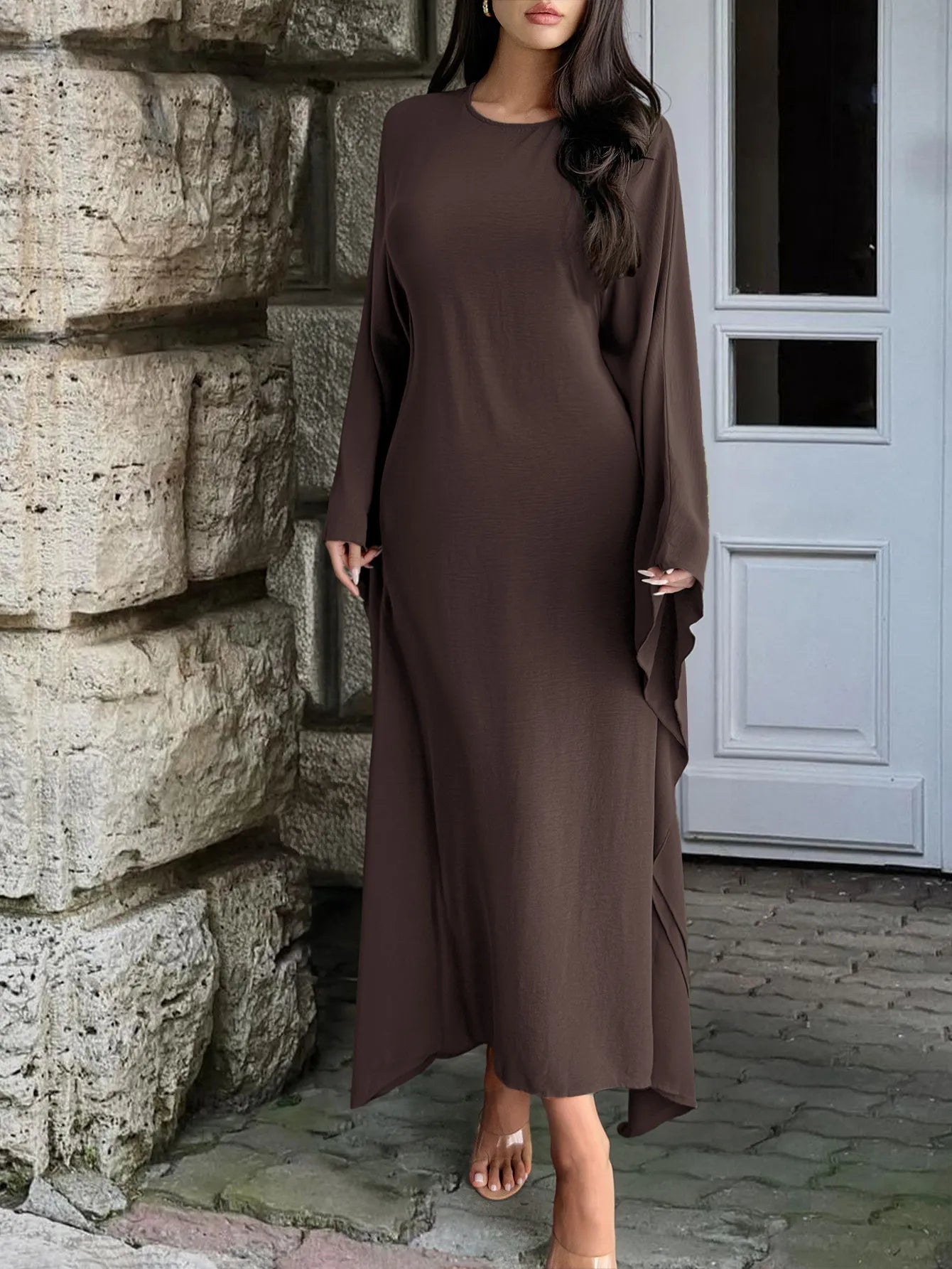 Maxi Dress with Sleeves - The Nicole - Tayan Dress Co.