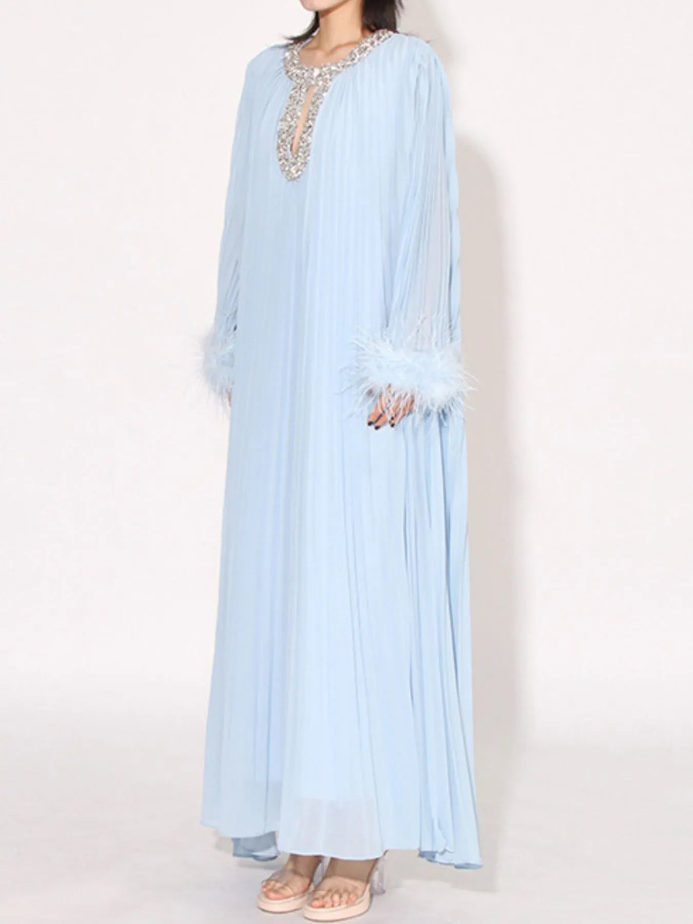 Long Sleeve Maxi Dress - The Nicole - Tayan Dress Co.