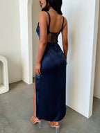Split Lace Detail Cami Dress - TNT Dress Co.