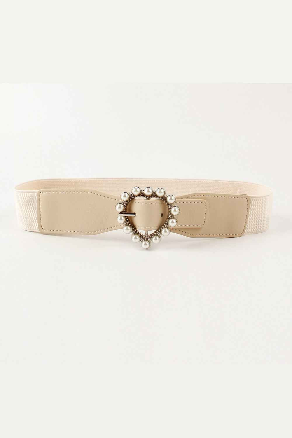 Pearl Heart Buckle Belt
