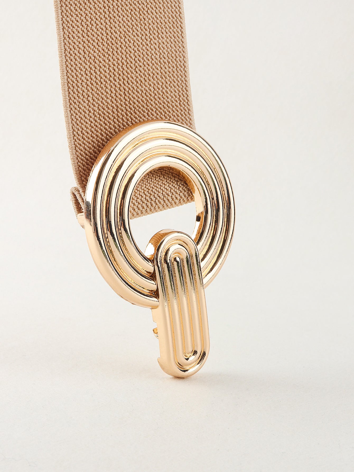 Geometric Buckle Elastic Wide Belt - TNT Trends 