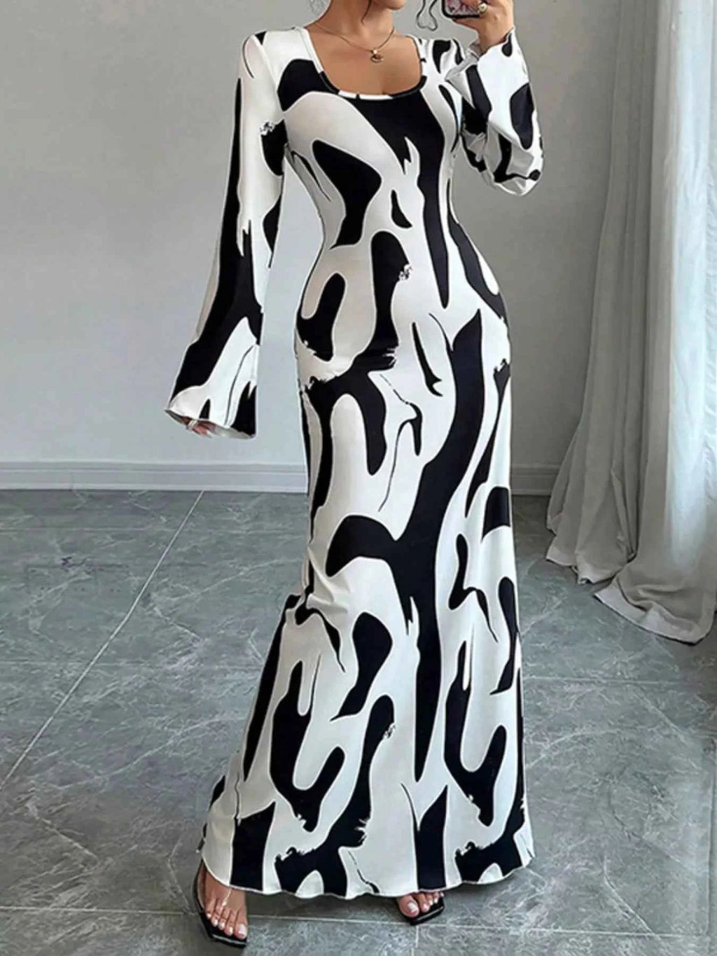 Long Sleeve Maxi Dress