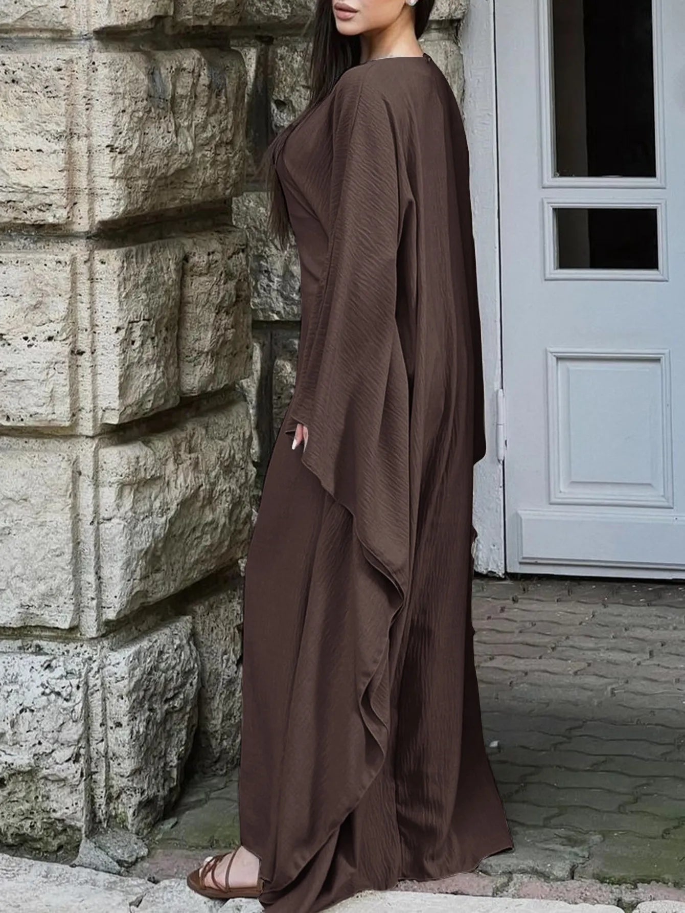 Maxi Dress with Sleeves - The Nicole - Tayan Dress Co.