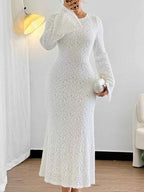 Flare Long Sleeve Dress