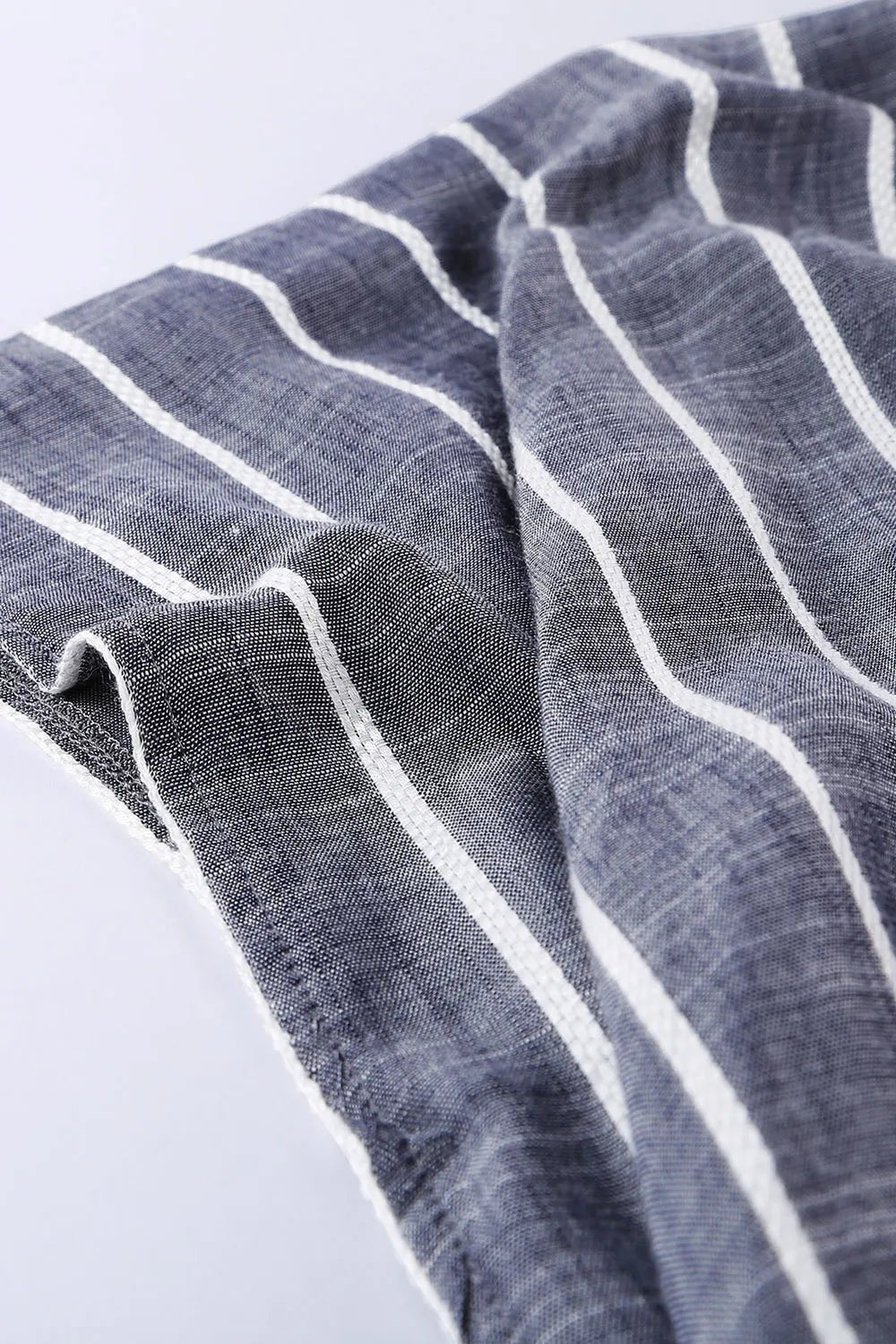 Striped Open Front Longline Cover Up - TNT Dress Co.