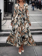 Long Sleeve Maxi Dress - The Nicole - Tayan Dress Co.