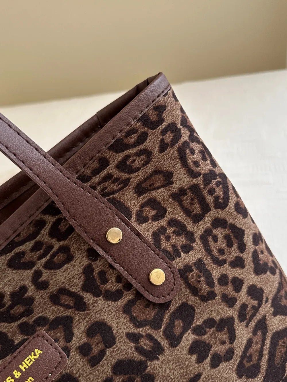 Leopard Tote Bag - The Nicole - Tayan Dress Co.