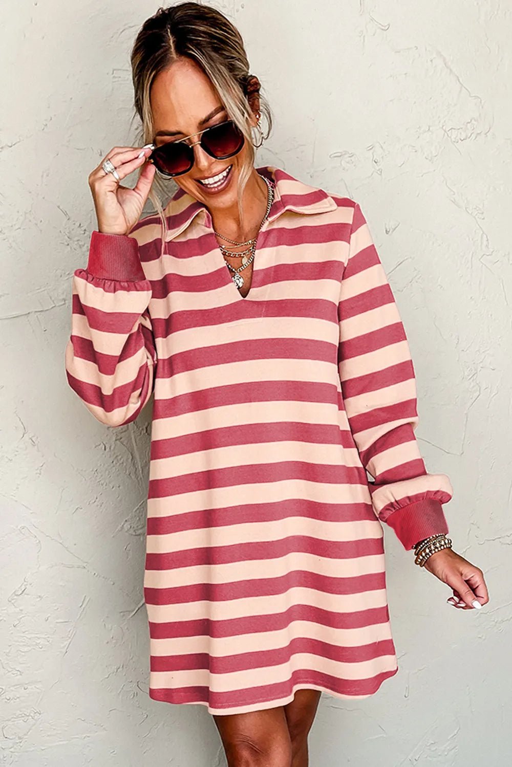 Long Sleeve Mini Dress - The Nicole - Tayan Dress Co.