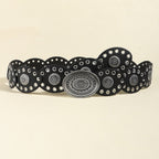Oval Buckle PU Leather Belt - TNT Dress Co.