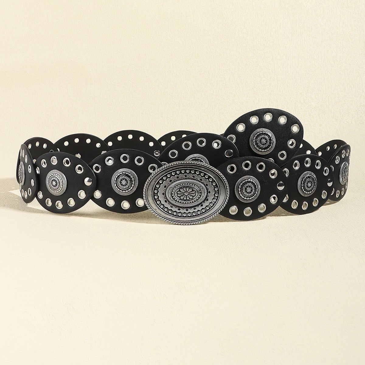 Oval Buckle PU Leather Belt - TNT Dress Co.