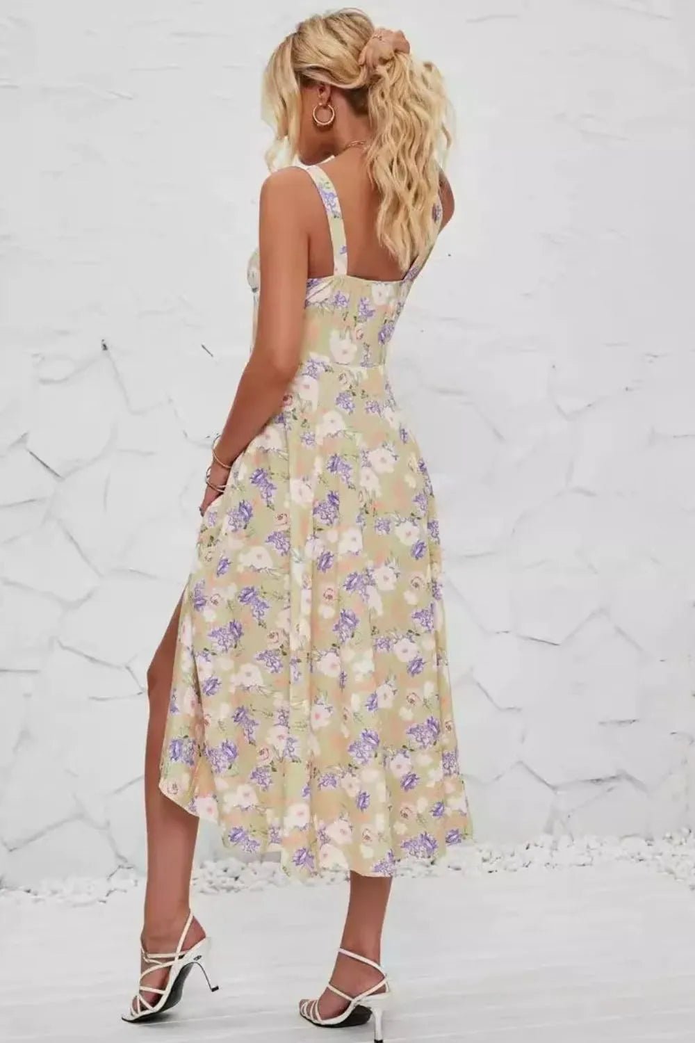 Cami Dress with Side Slit - The Nicole - Tayan Dress Co.