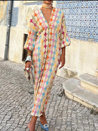 Deep V - Neck Dress - The Nicole - Tayan Dress Co.