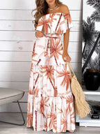Off Shoulder Maxi Dress - The Nicole - Tayan Dress Co.
