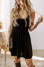 Wide Strap Mini Dress with Pockets - TNT Dress Co.