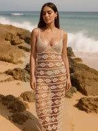 Knit Maxi Cover Up Dress - The Nicole - Tayan Dress Co.