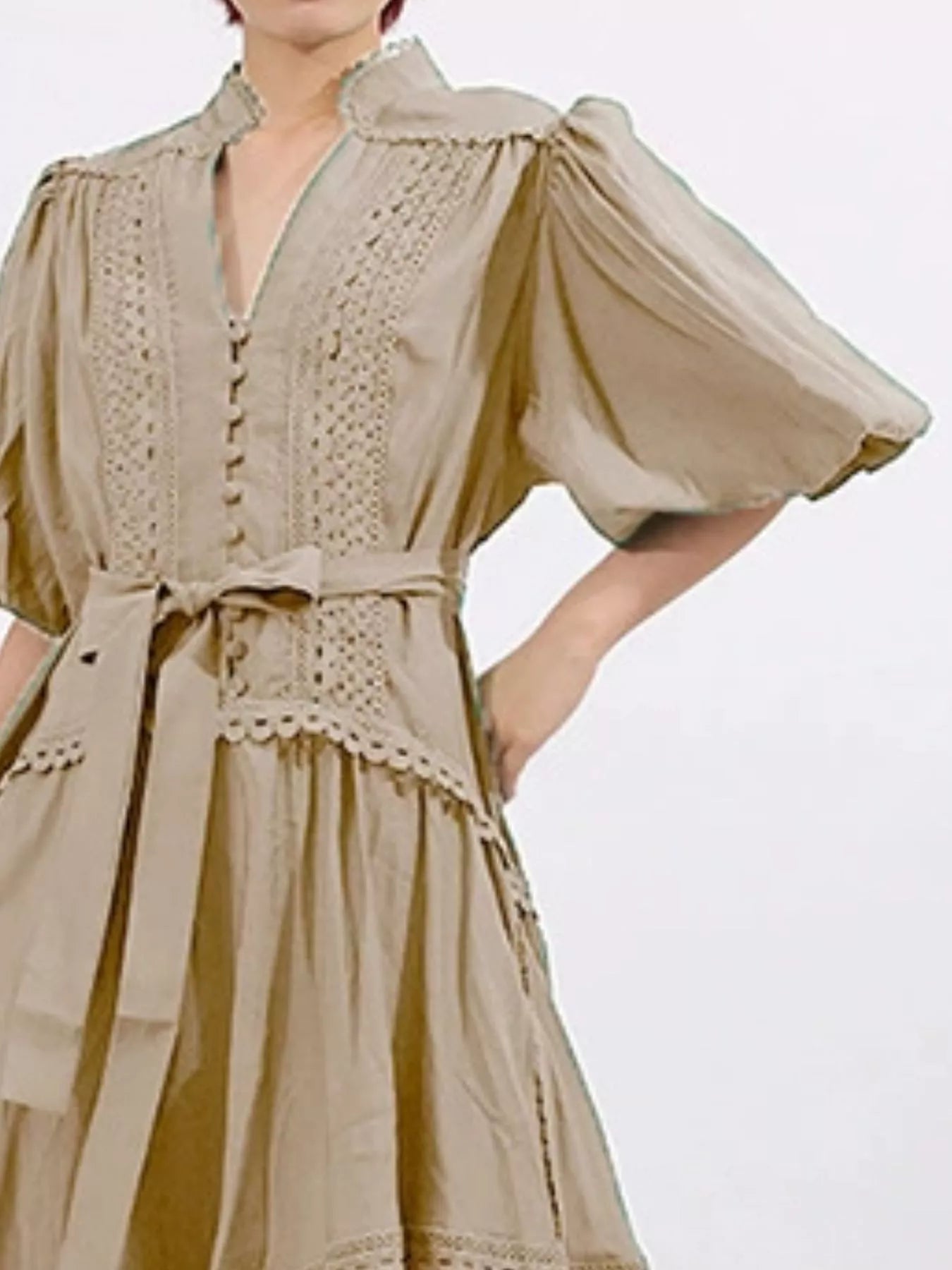 Mid Sleeve Maxi Dress - The Nicole - Tayan Dress Co.