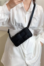 Zenana Vegan Leather Woven Crossbody Bag - TNT Dress Co.
