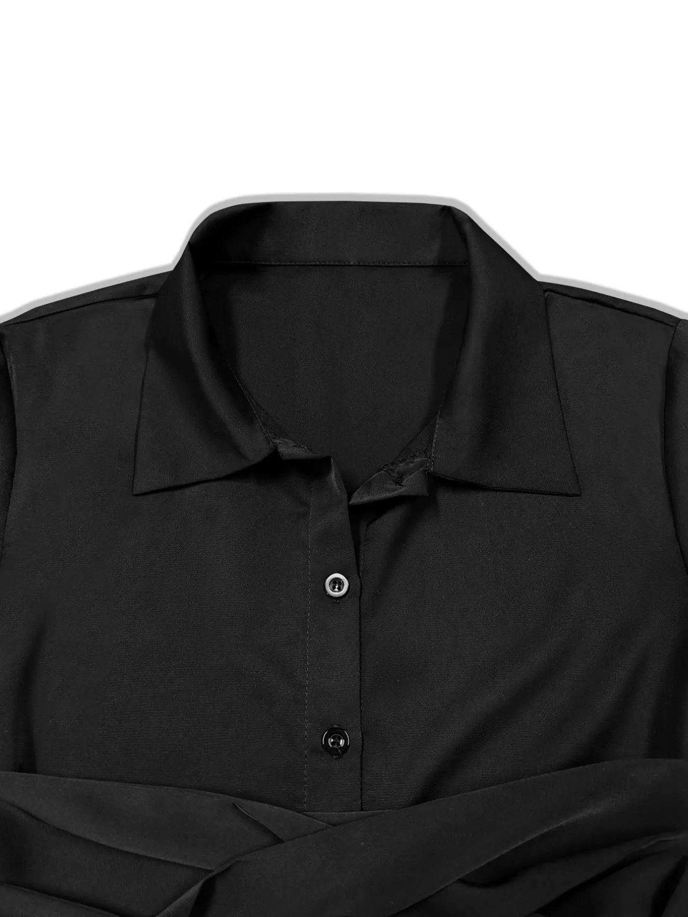 Button Down Belted Midi Shirt Dress - TNT Dress Co.