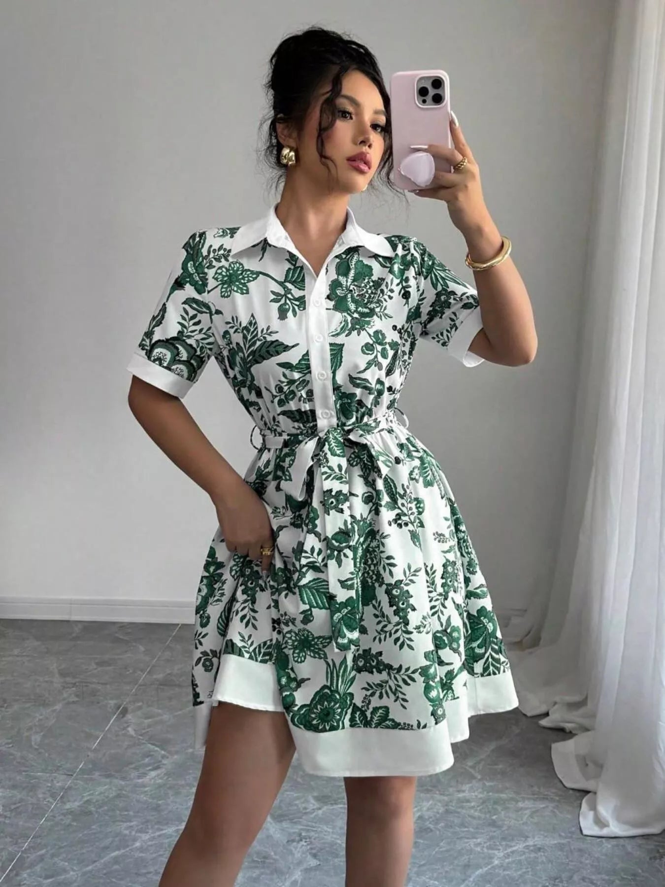 Button - Front Shirt Dress - The Nicole - Tayan Dress Co.