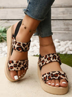 Open Toe Wedge Sandals - The Nicole - Tayan Dress Co.