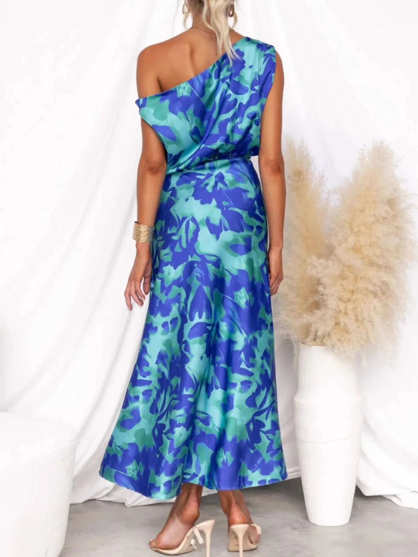 Shoulder Dress with Slit - The Nicole - Tayan Dress Co.