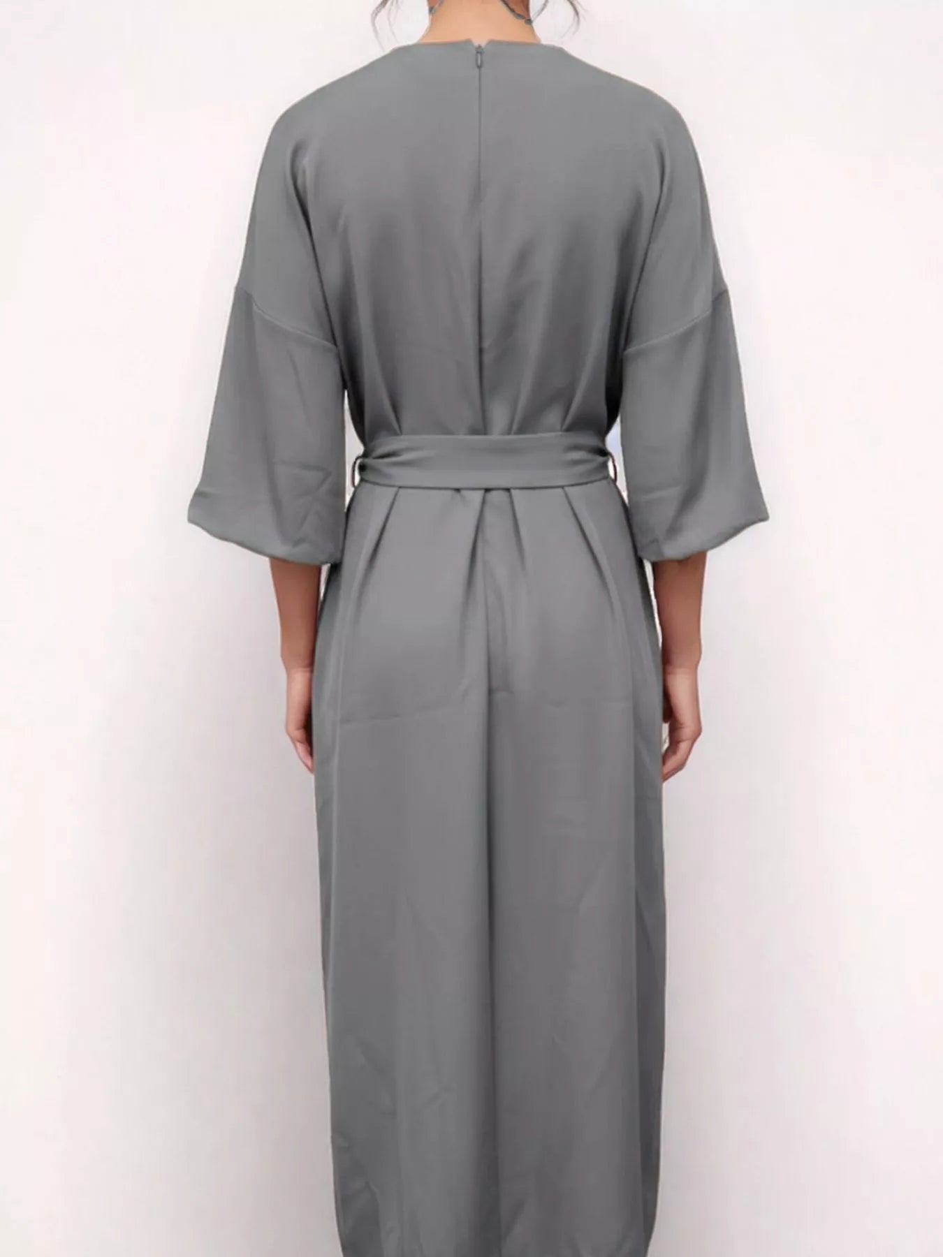 Round Neck Sleeve Dress - The Nicole - Tayan Dress Co.
