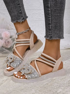 Embellished Sandals - The Nicole - Tayan Dress Co.